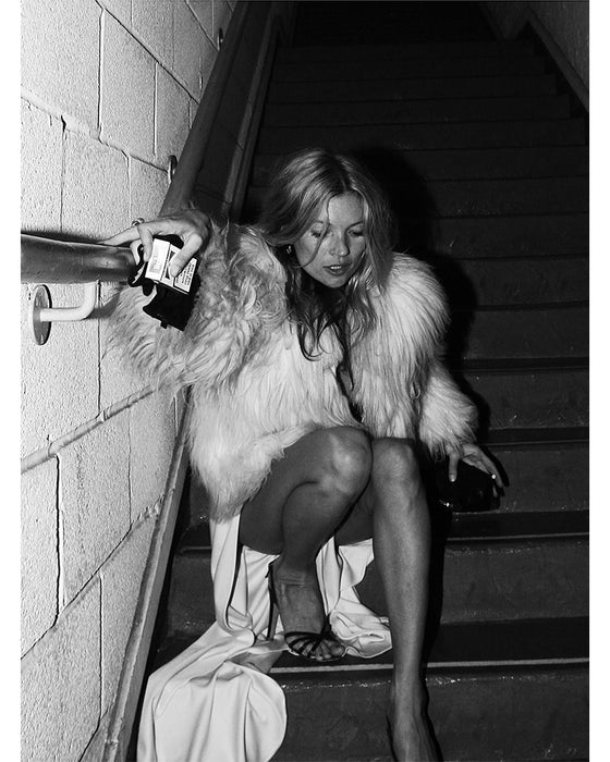 Kate Moss during a night out, 2005 — Limited Edition Print - Greg Brennan