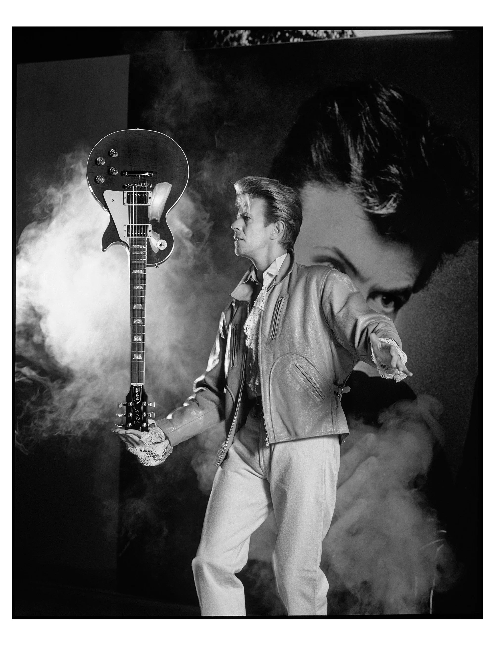 Mr Bowie and His Favourite Gibson Les Paul – Limited Edition Print