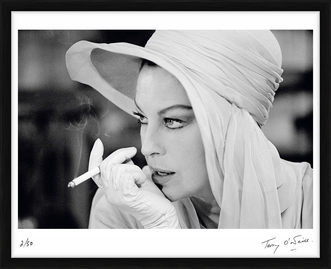 Ava Gardner smoking on set, 1972 by Terry O'Neill – Limited Edition Print.