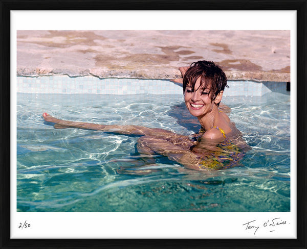 Audrey Hepburn in the South of France, 1966 — Limited Edition Print, framed - Terry O'Neill