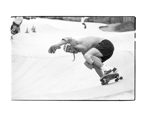 A skateboarder at Carlsbad Skatepark in California, 1976 — Limited Edition Print