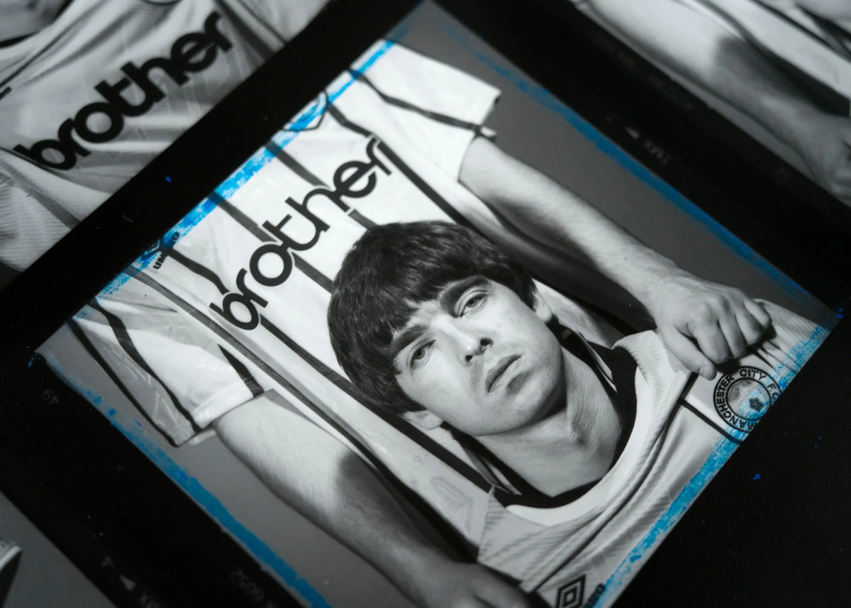 Liam and Noel Gallagher of Oasis, Contact Sheet, 1994 by Kevin Cummins – Limited Edition Print.