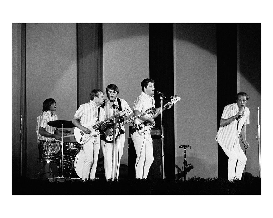 The Beach Boys headlining at the Hollywood Bowl, 1965 — Co-signed Edition Print