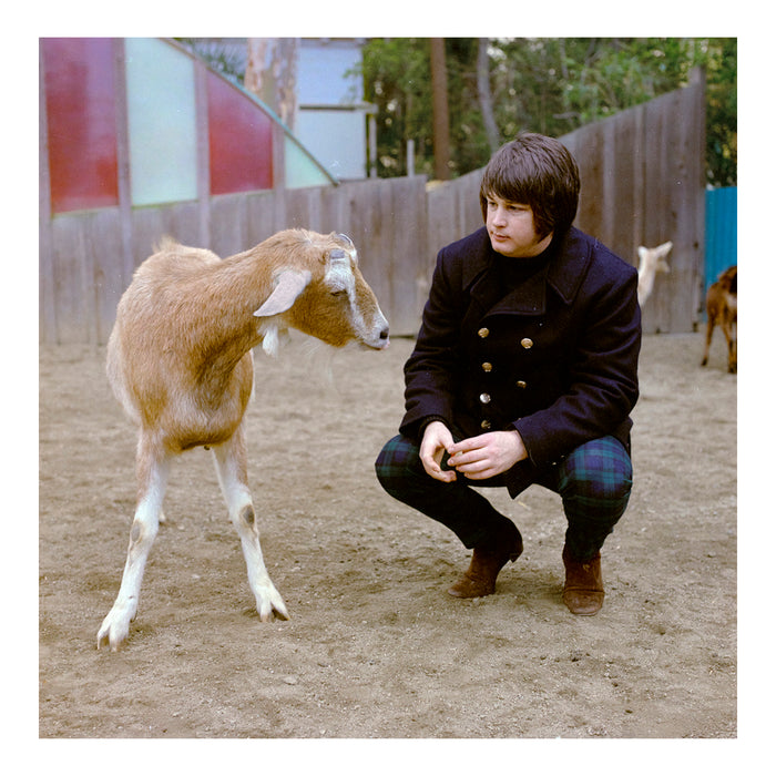 Brian Wilson with a goat at San Diego Zoo, 1966 — Limited Edition Print