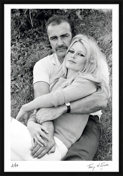 Bardot and Connery, 1968 – Limited Edition Print by Terry O'Neill – Limited Edition Print.