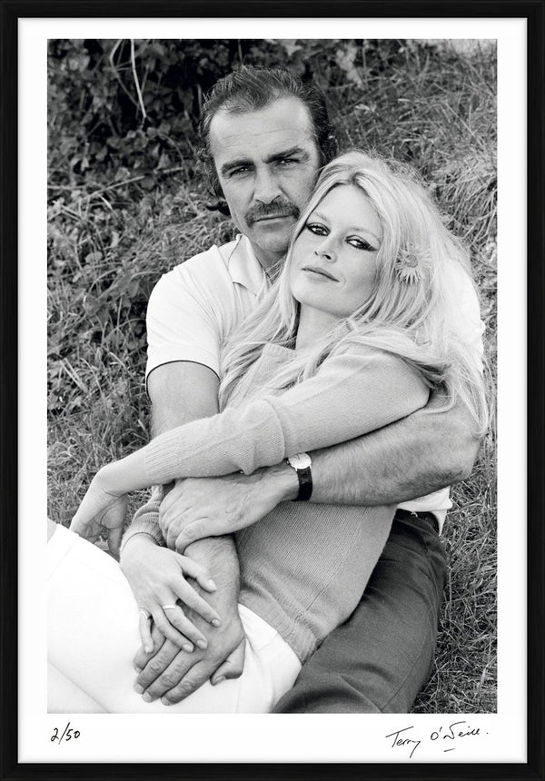Bardot and Connery, 1968 — Limited Edition Print, framed - Terry O'Neill