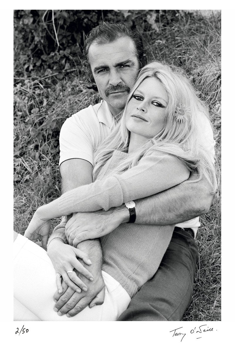 Bardot and Connery, 1968 by Terry O'Neill – Limited Edition Print.