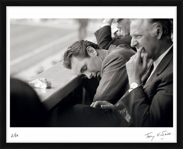 Brian Clough & Peter Taylor, 1965 — Limited Edition Print, framed - Terry O'Neill