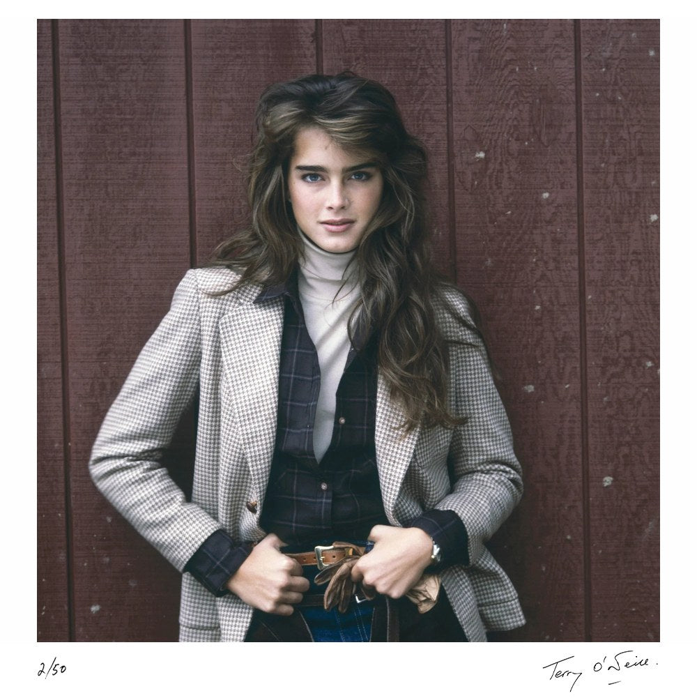 Brook Shields, circa 1982 by Terry O'Neill – Limited Edition Print.