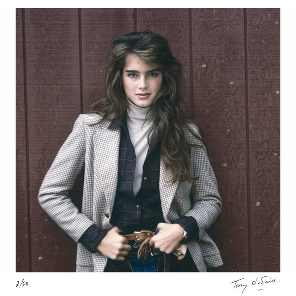 Brook Shields, circa 1982 — Signed Limited Edition Print - Terry O'Neill