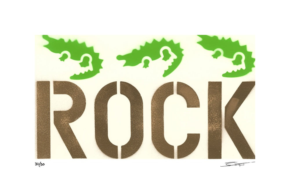 Crocodile Rock – Limited Edition Print by Bernie Taupin – Limited Edition Print.