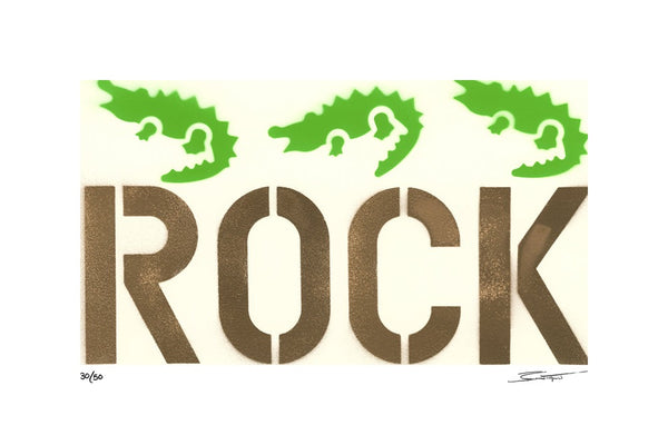 Crocodile Rock — Signed Limited Edition Print - Bernie Taupin