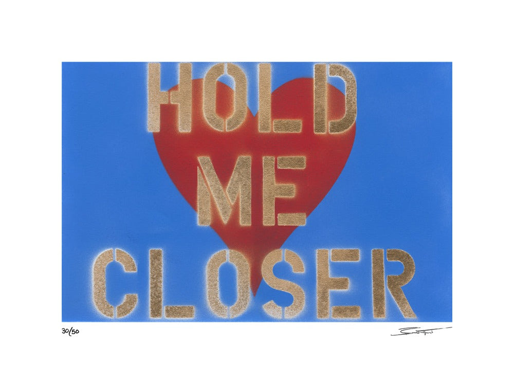 Hold Me Closer by Bernie Taupin – Limited Edition Print.