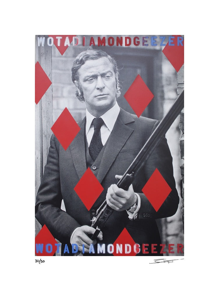 Wot a Diamond Geezer from the Bernie Taupin & Terry O'Neill collaboration – Limited Edition Print by Bernie Taupin & Terry O'Neill – Limited Edition Print.