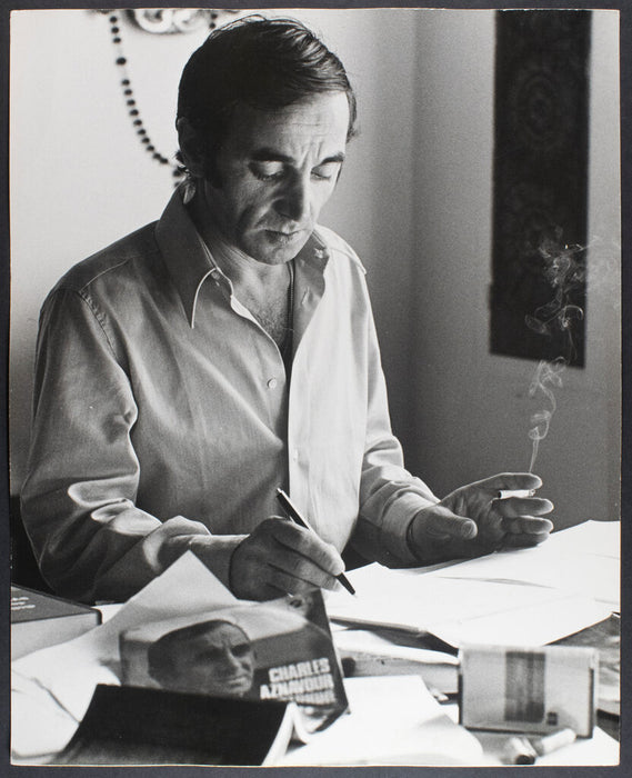 Charles Aznavour, 1960s – Vintage Print