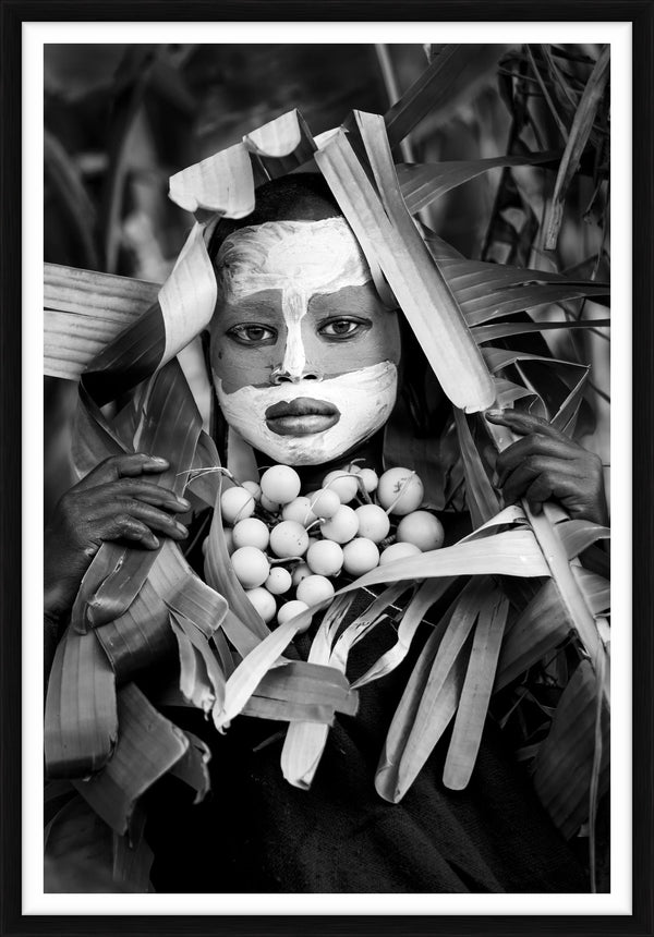 Little Seed - Omo Valley, Ethiopia, 2023 — Limited Edition Print, framed - Cristina Mittermeier