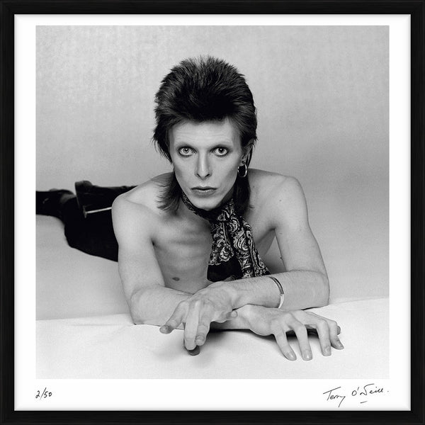 David Bowie Diamond Dog album artwork, 1974 — Limited Edition Print, framed - Terry O'Neill