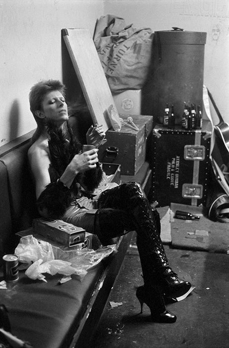 David Bowie backstage as Ziggy Stardust at the Marquee Club in London, 19 October 1973 — Limited Edition Print