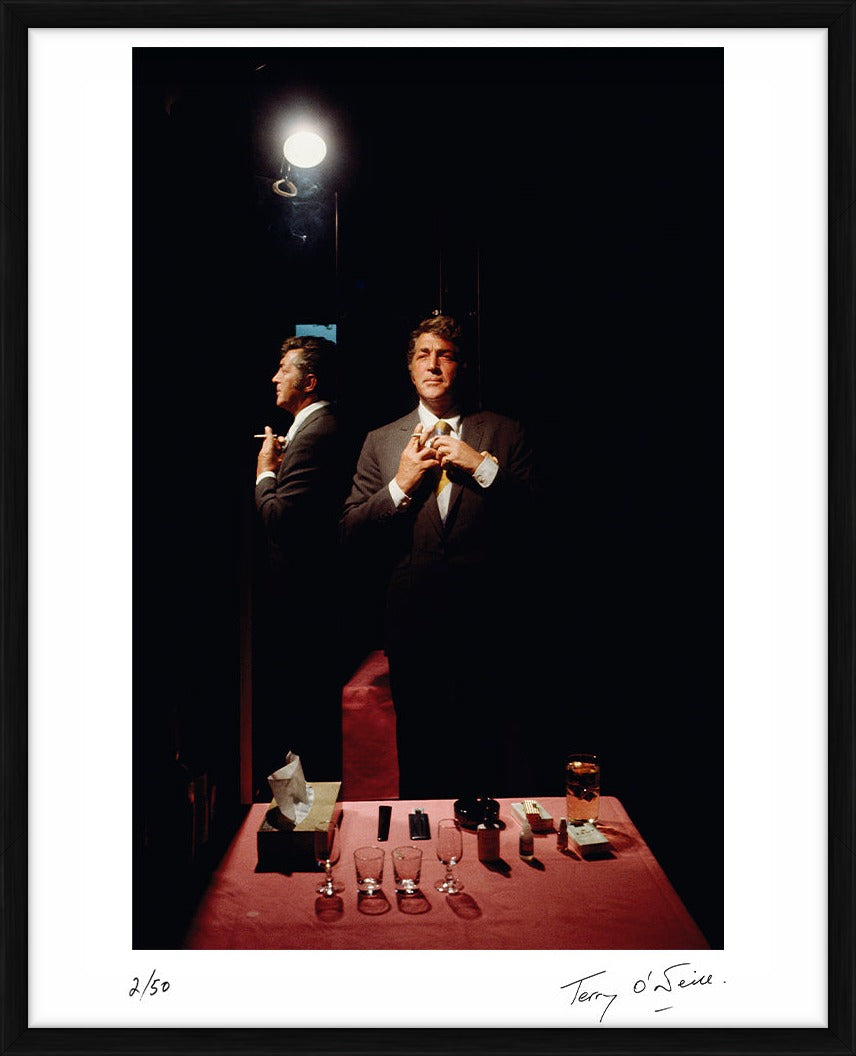 Dean Martin Backstage in Las Vegas, 1971 by Terry O'Neill – Limited Edition Print.