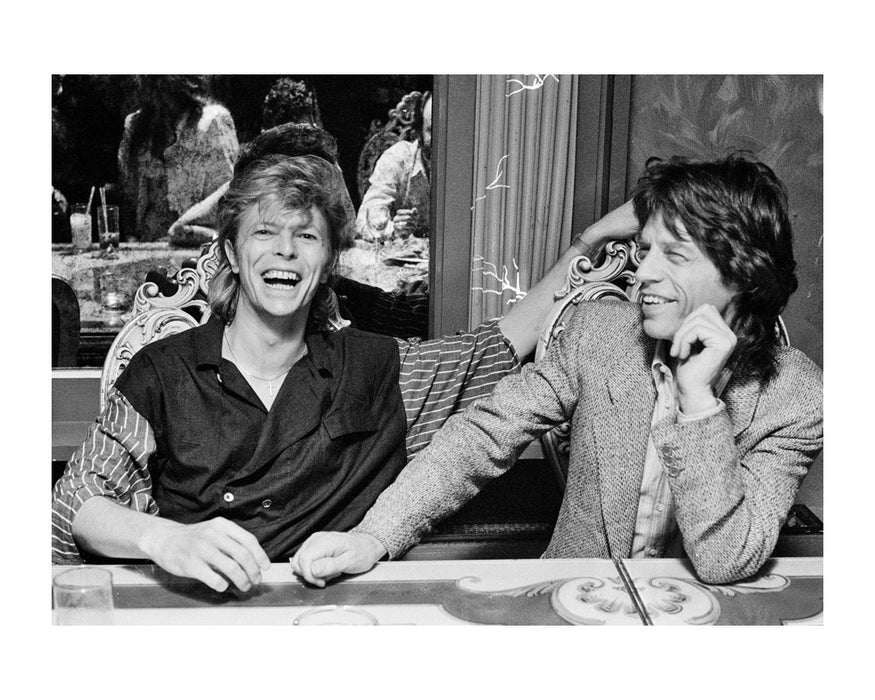 =Mick Jagger & David Bowie in London, 1987 — Limited Edition Print