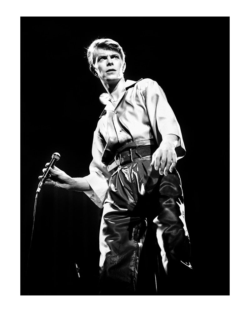 David Bowie on stage at Newcastle City Hall, UK in 1978 by Denis O'Regan – Limited Edition Print.