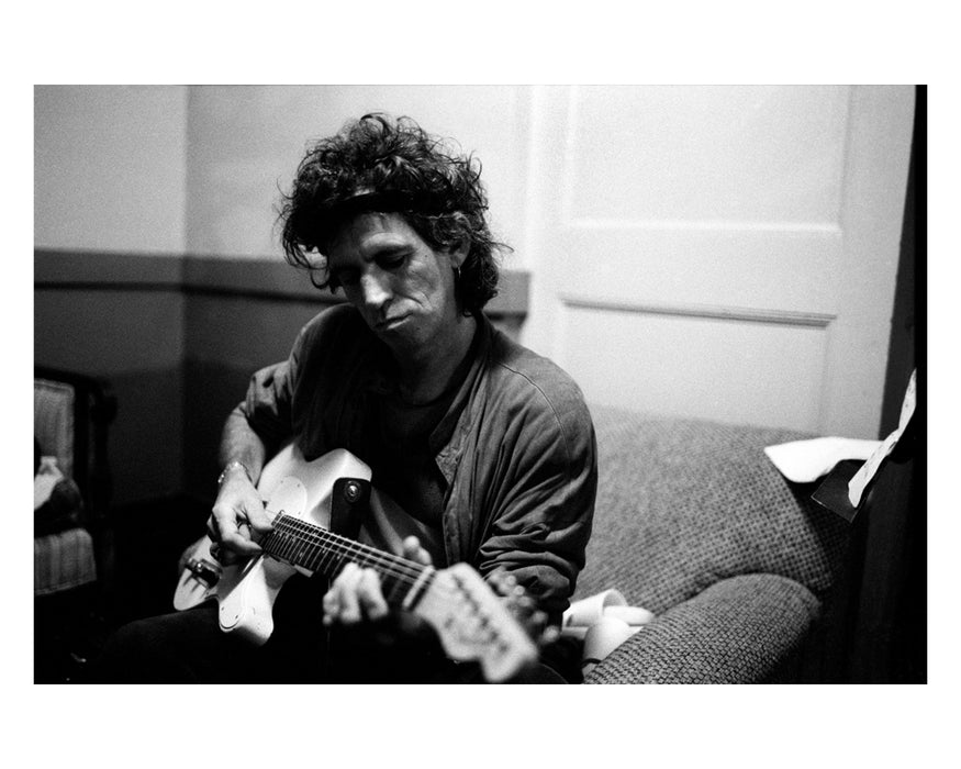 Keith Richards during a tour in the USA, 1988 — Limited Edition Print