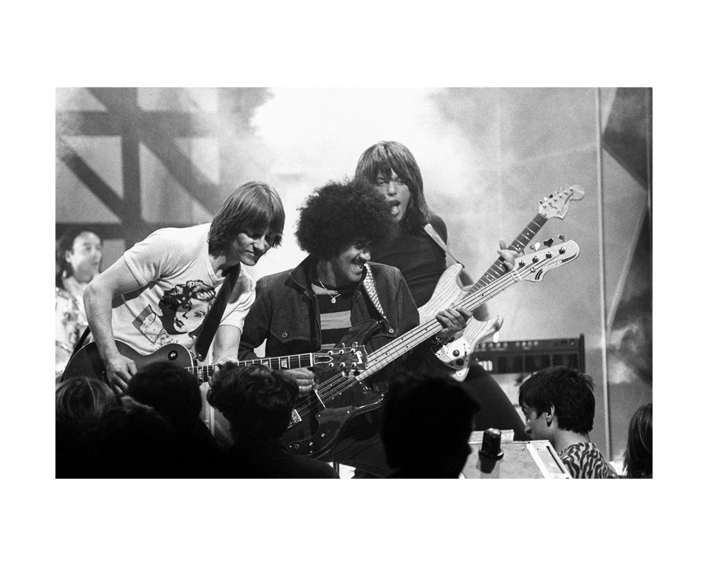 Thin Lizzy performing on BBC's 'Top of the Pops' by Denis O'Regan – Limited Edition Print.