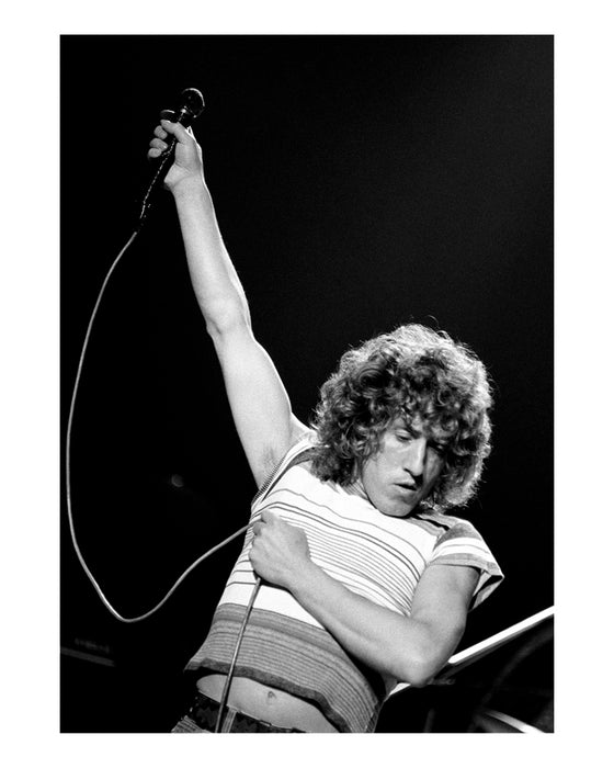 Roger Daltrey of The Who performing at Shepperton Studios, 1978 — Limited Edition Print