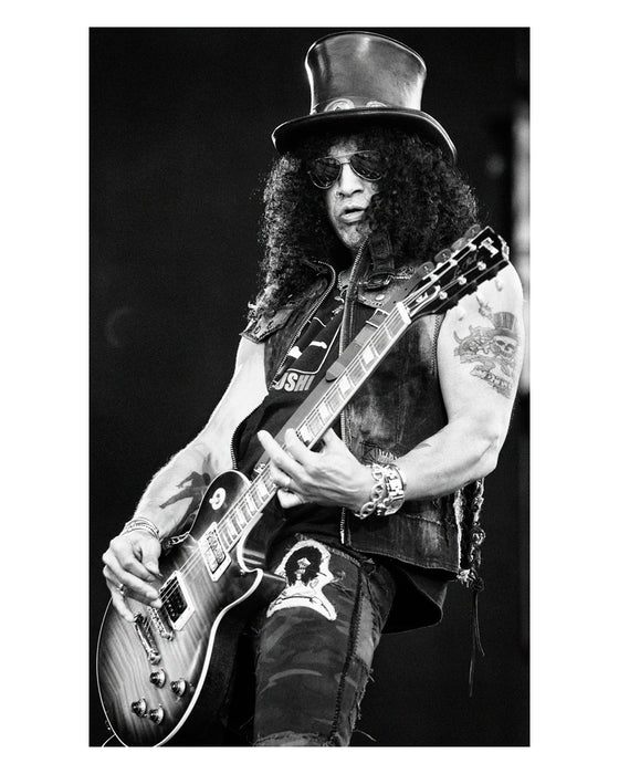 Slash of Velvet Revolver performing at Download Festival in Donington Park, England in 2007 — Limited Edition Print