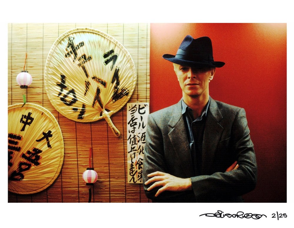 David Bowie in a restaurant in Japan, 1983 by Denis O'Regan – Limited Edition Print.