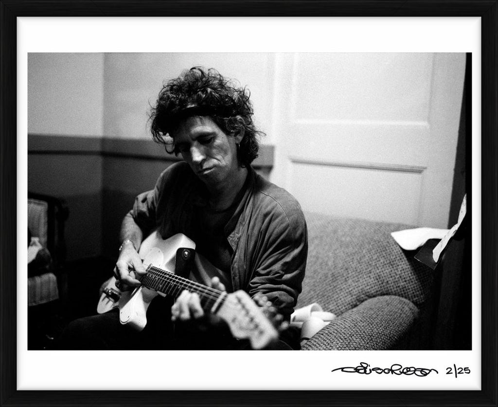 Keith Richards during a tour in the USA, 1988 – Limited Edition Print by Denis O'Regan – Limited Edition Print.
