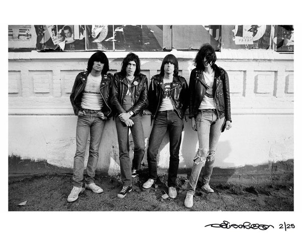 The Ramones in The Netherlands, 1978 — Signed Limited Edition Print - Denis O'Regan