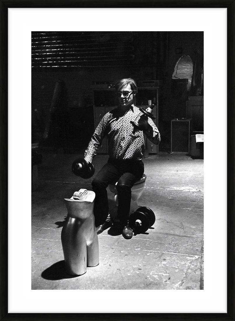 Andy Warhol exercising in the Silver Factory, New York City, 1964 - Limited Edition Print by Eve Arnold – Limited Edition Print.