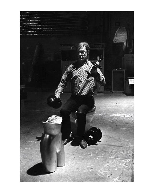Andy Warhol exercising in the Silver Factory, New York City, 1964 — Limited Edition Print