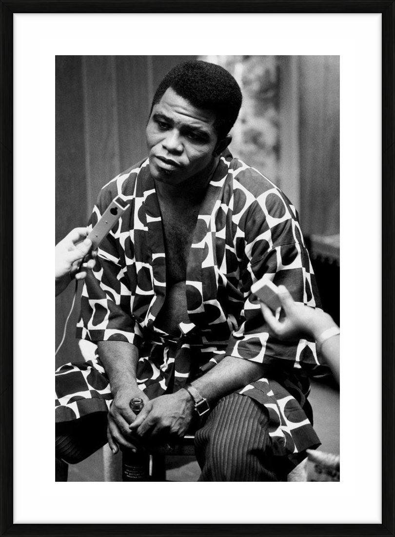 James Brown being interviewed in The Apollo, 1968 by Eve Arnold – Limited Edition Print.