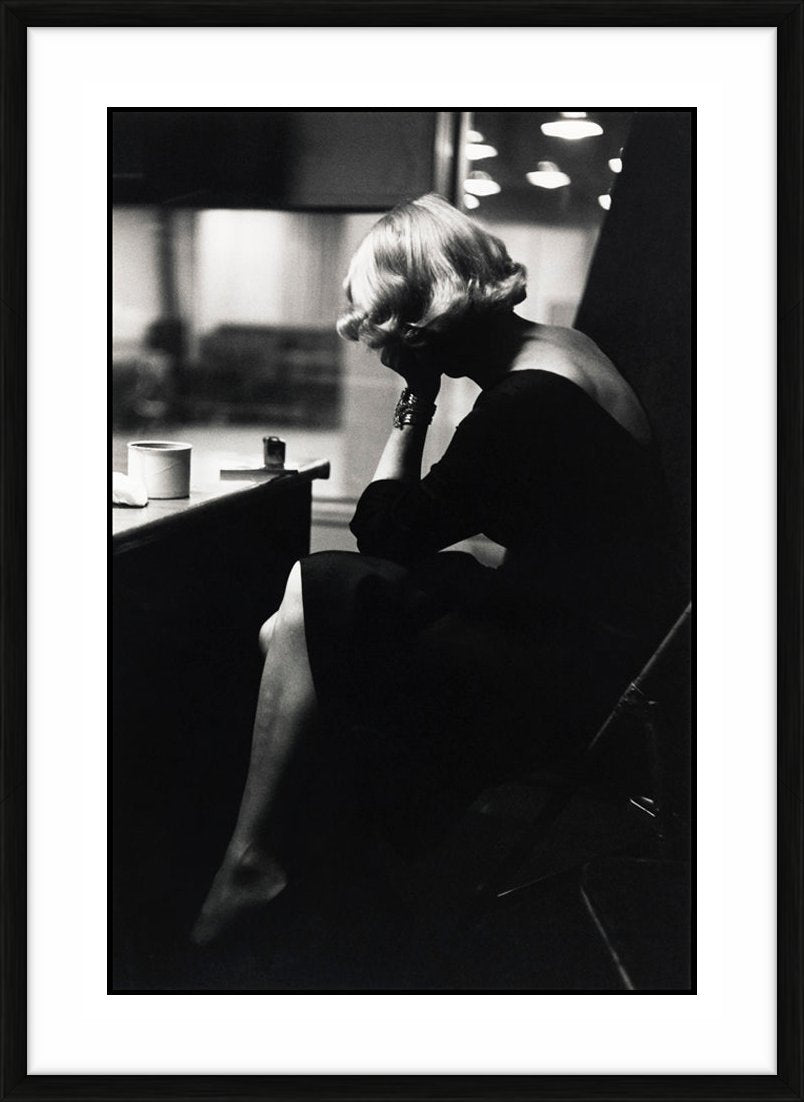Marlene Dietrich at the Columbia Records recording studio in New York City, 1952 - Limited Edition Print by Eve Arnold – Limited Edition Print.