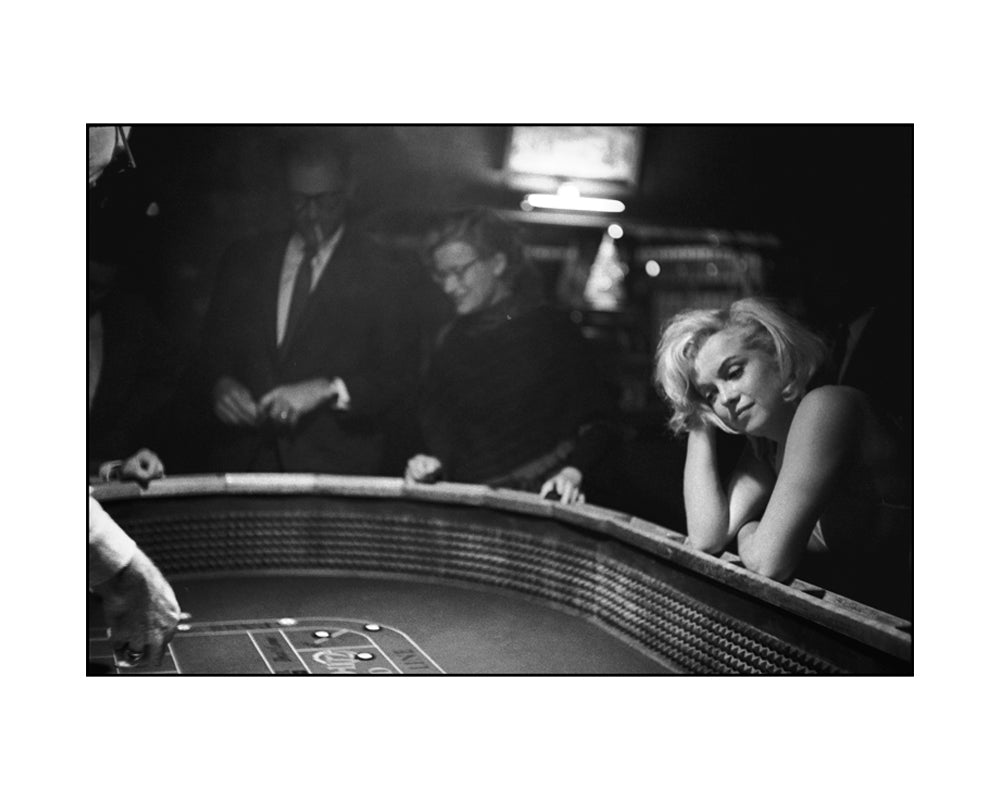 Marilyn Monroe gambling with John Huston during production of 'The Misfits', 1960 — Limited Edition Print
