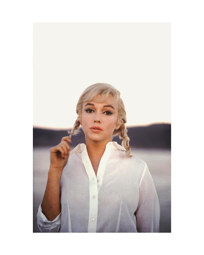 Marilyn Monroe with pigtails on the set of 'The Misfits', 1960 — Limited Edition Print