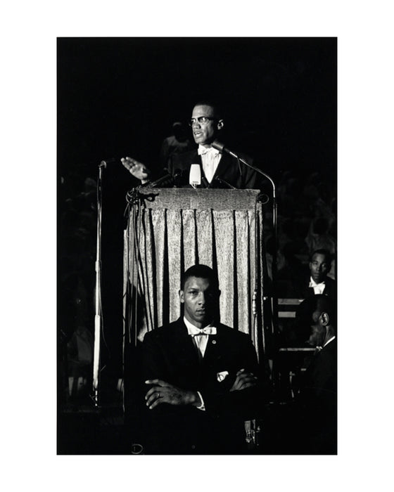 Malcolm X giving a speech at a Nation of Islam rally, Washington, USA, 1961 — Limited Edition Print