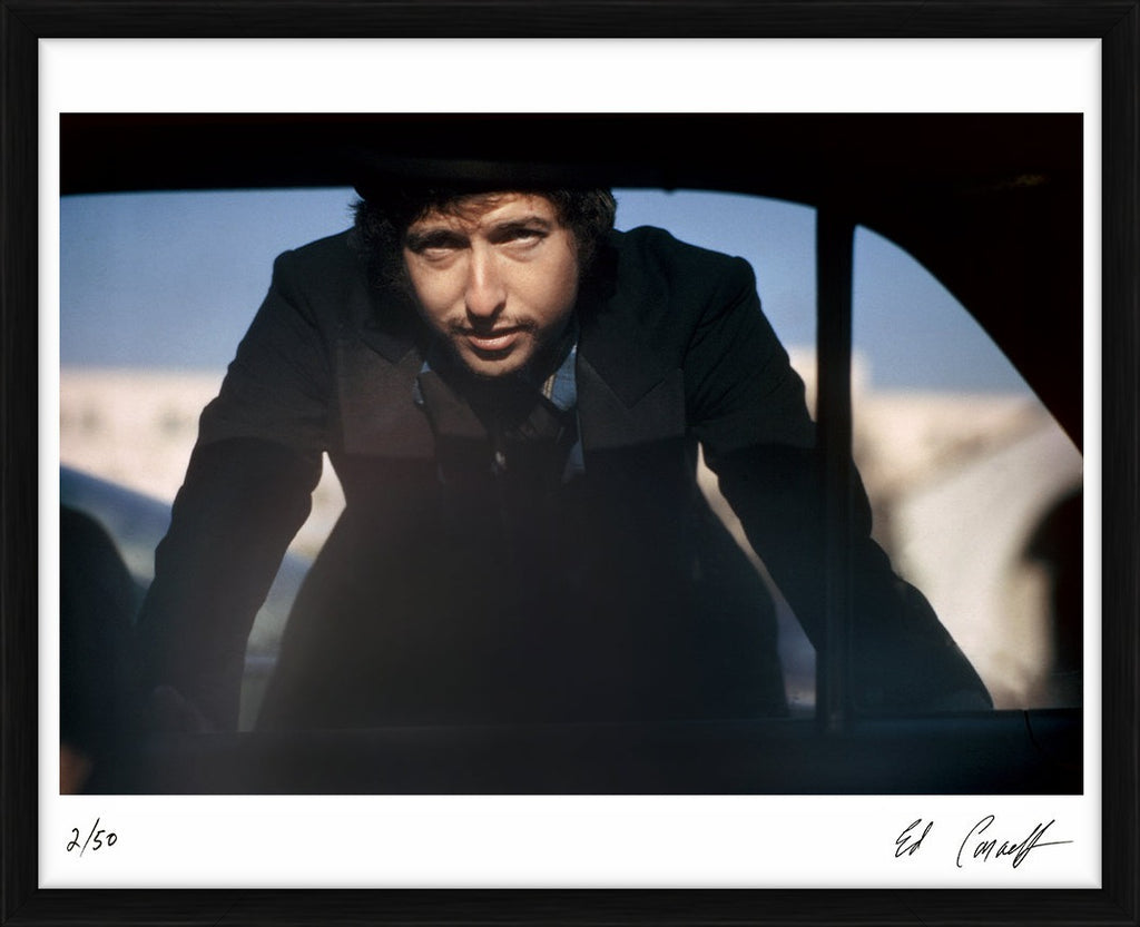 Bob Dylan in Los Angeles, 1974 – Limited Edition Print by Ed Caraeff – Limited Edition Print.