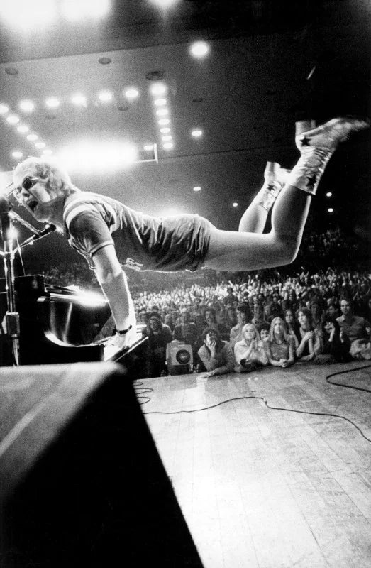 Elton John takes flight, 1970 — Limited Edition Print