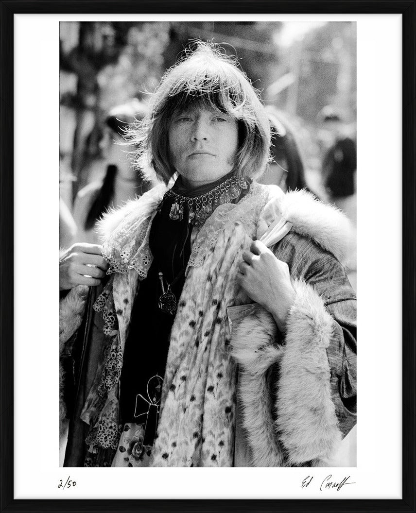 Brian Jones at Monterey Pop Festival, 1967 by Ed Caraeff – Limited Edition Print.