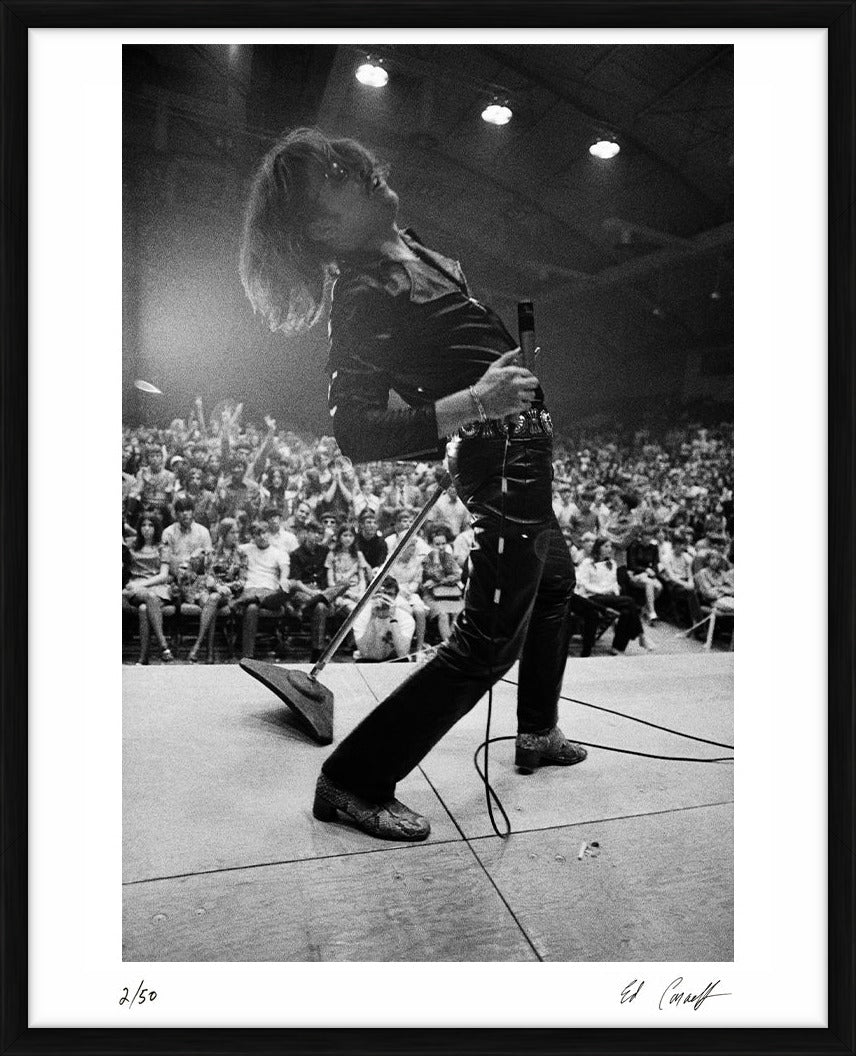 John Kay performing in Hattiesburg, 1970 - Limited Edition Print by Ed Caraeff – Limited Edition Print.