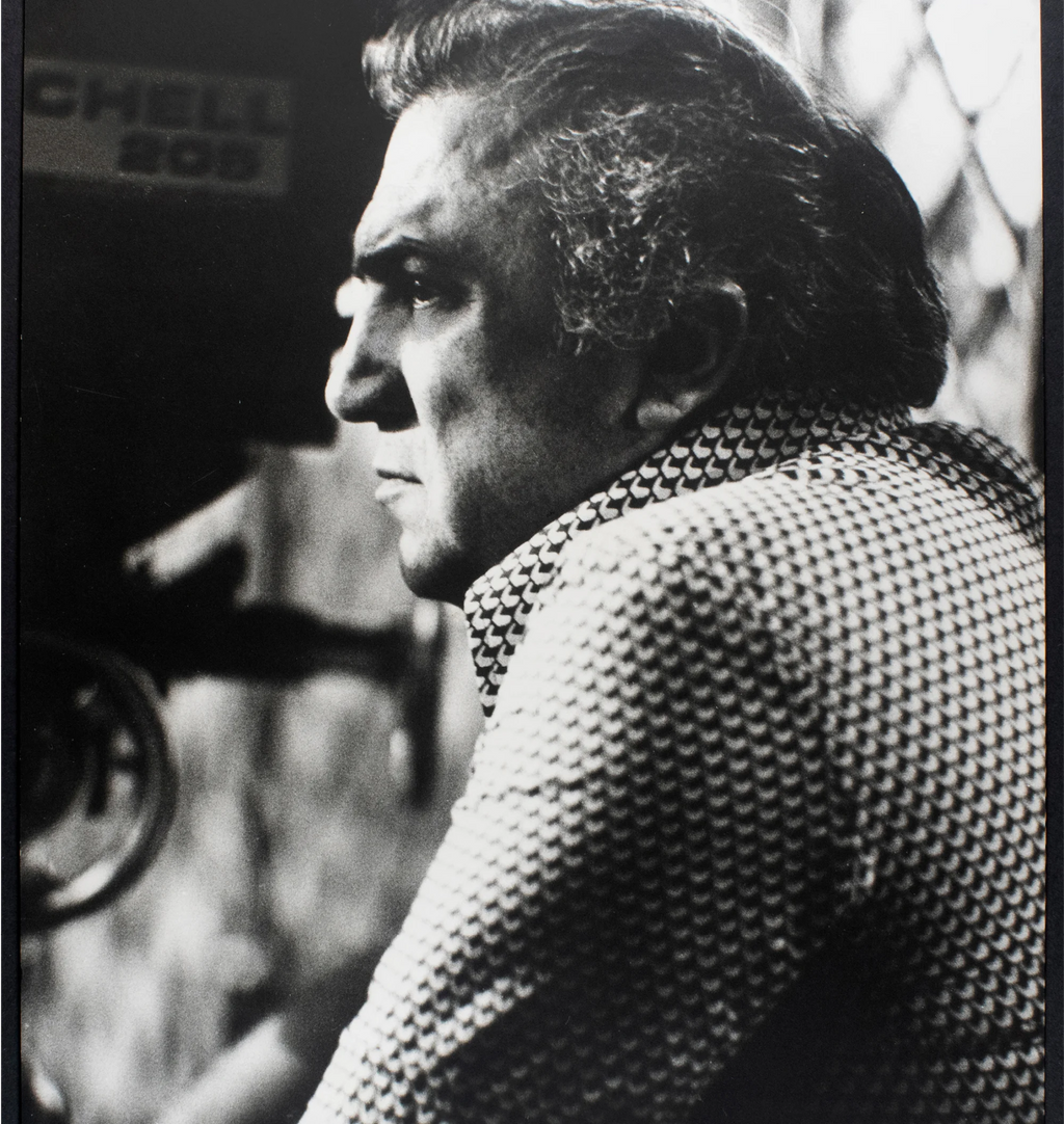 Frederico Fellini, 1976 - Vintage Print by Eva Sereny – Limited Edition Print.