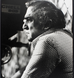 Frederico Fellini, 1976 - Vintage Print by Eva Sereny – Limited Edition Print.