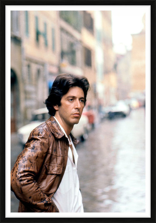 Al Pacino on the Set of Bobby Deerfield, 1977 — Limited Edition Print, framed - Eva Sereny