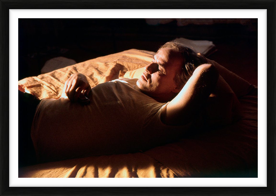Marlon Brando on set of The Last Tango In Paris, 1972 by Eva Sereny – Limited Edition Print.