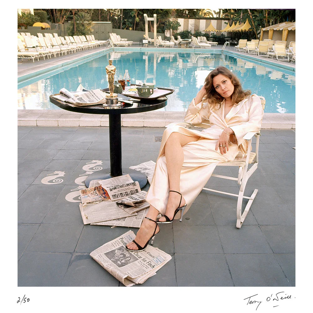 Faye Dunaway: The Morning After, 1977 - Posthumous by Terry O'Neill – Limited Edition Print.
