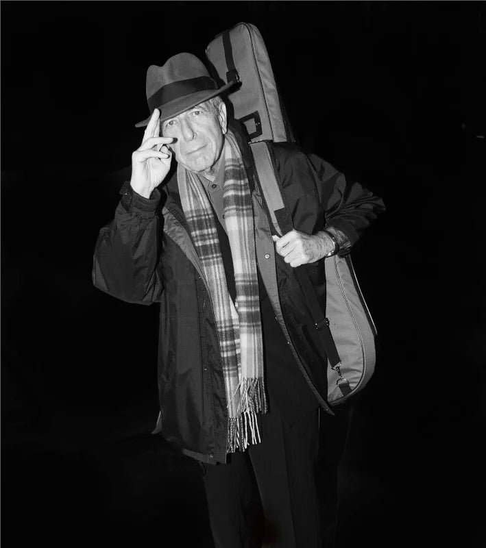 Leonard Cohen, Royal Albert Hall, 2008 by Greg Brennan – Limited Edition Print.