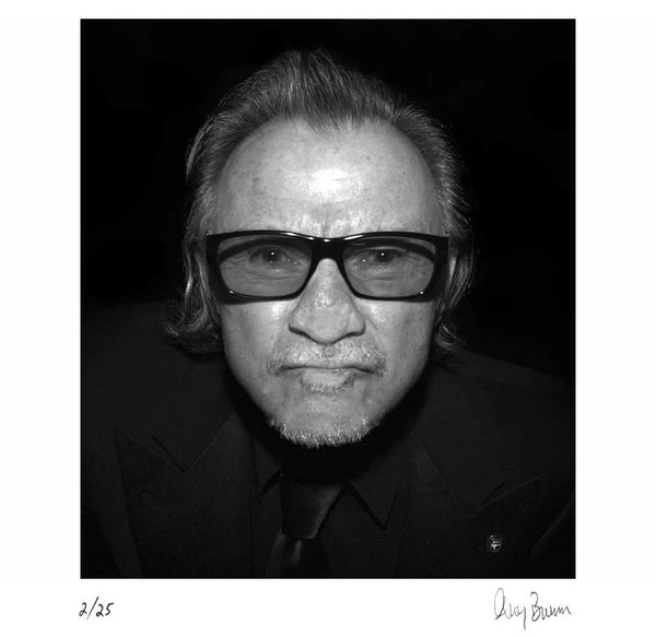 Harvey Kietel at the Bafta Afterparty, 2008 — Signed Limited Edition Print - Greg Brennan